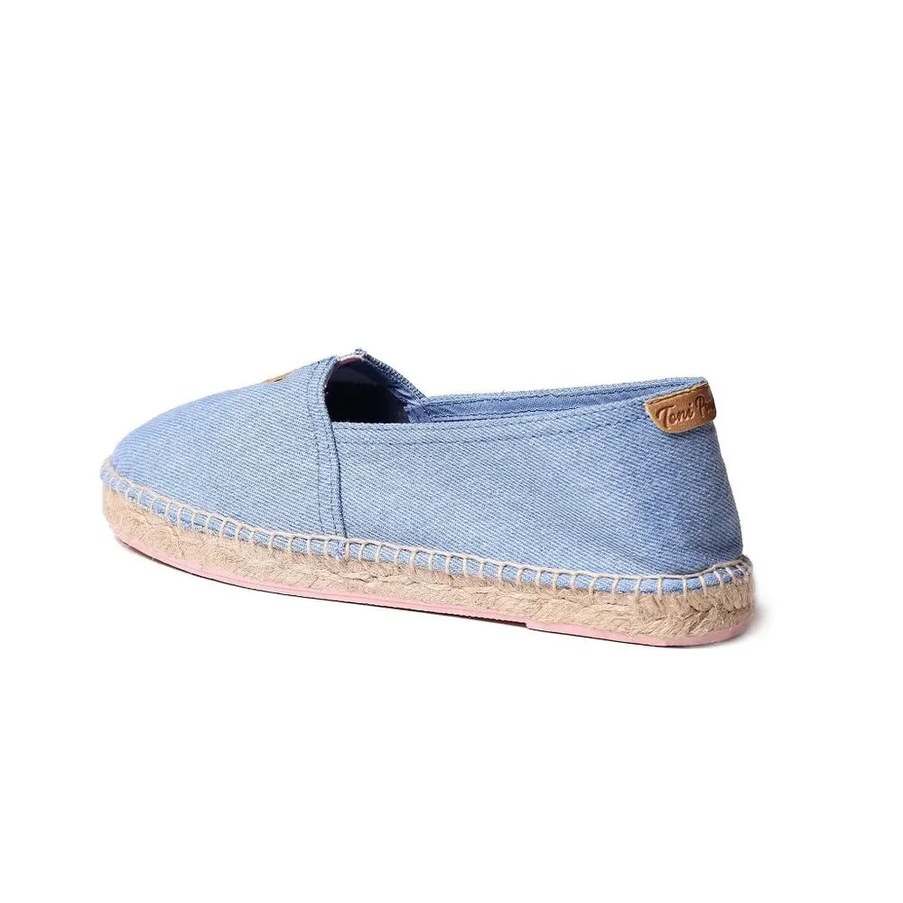 TONI PONS Toni Pons Classic Espadrilles Denim Sandal 9 NWT Made in Spain